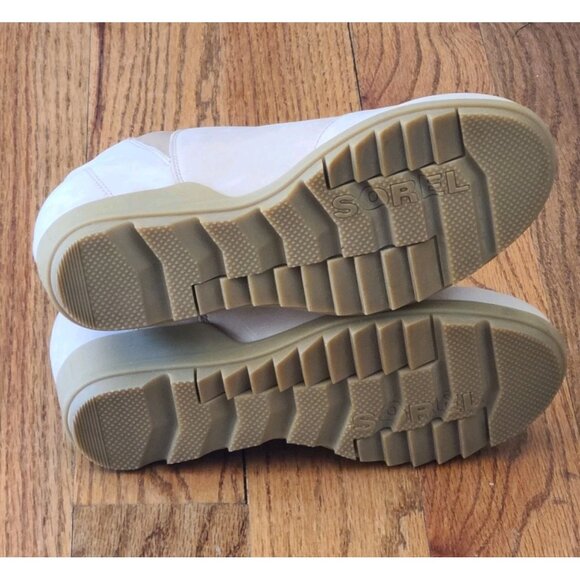 NEW SOREL Evie II Zip Winter Boots 7 Women Leather Waterproof Ankle Wedge Bootie - Picture 12 of 16